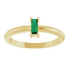 Lab-Grown Emerald | Straight baguette | 5 x 2mm