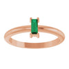Lab-Grown Emerald | Straight baguette | 5 x 2mm