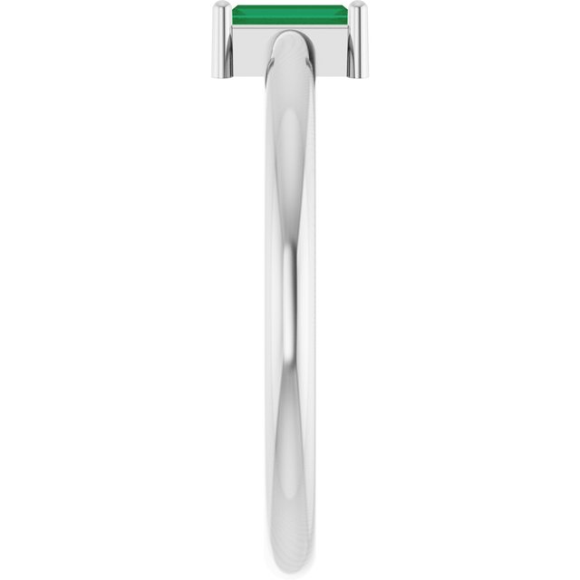 Lab-Grown Emerald | Straight baguette | 5 x 2mm