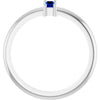 Lab-Grown Blue Sapphire | Straight baguette | 5 x 2mm
