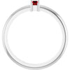 Lab-Grown Ruby | Straight baguette | 5 x 2mm
