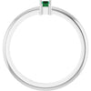 Lab-Grown Emerald | Straight baguette | 5 x 2mm