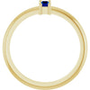 Lab-Grown Blue Sapphire | Straight baguette | 5 x 2mm