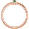 Lab-Grown Emerald | Straight baguette | 5 x 2mm
