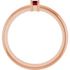 Natural Ruby | Straight baguette | 5 x 2mm