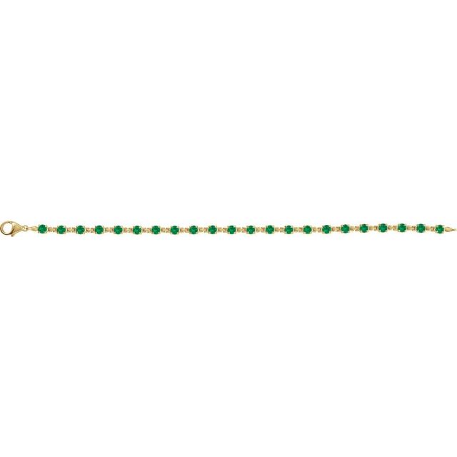 Lab-Grown Emerald | Round | 3.5mm