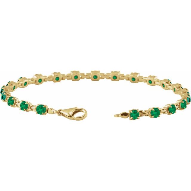 Lab-Grown Emerald | Round | 3.5mm