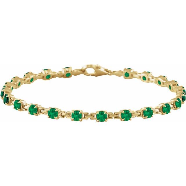 Lab-Grown Emerald | Round | 3.5mm