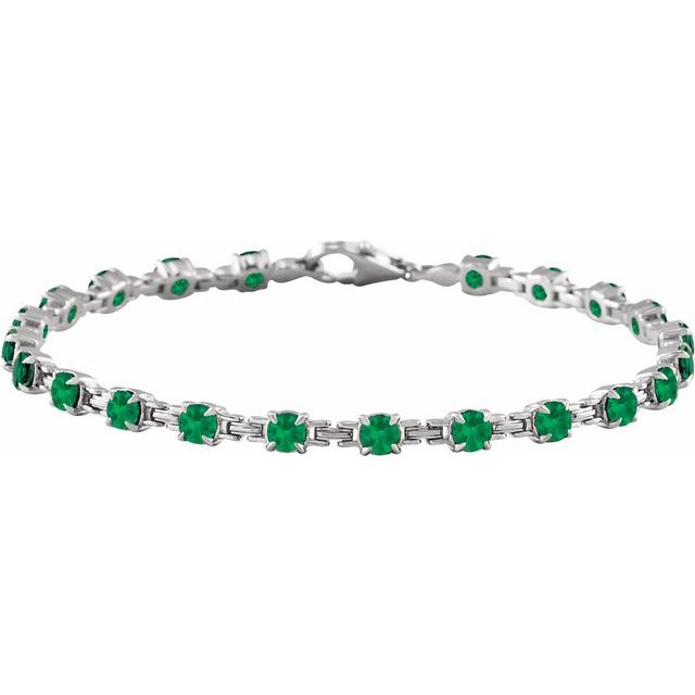 Lab-Grown Emerald | Round | 3.5mm