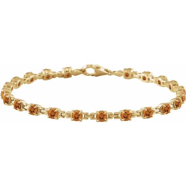 Natural Citrine | Round | 3.5mm