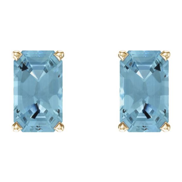 Natural Aquamarine | Emerald | 5 x 3mm