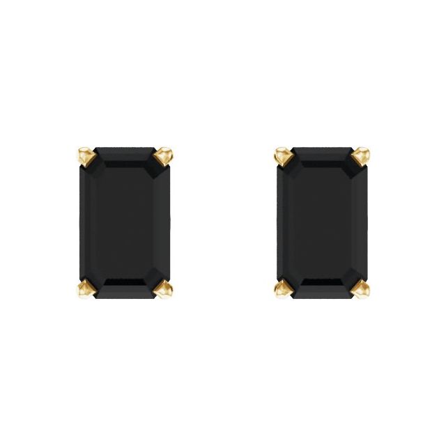 Natural Black Onyx | Emerald | 5 x 3mm