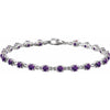 Natural Amethyst | Round | 3.5mm