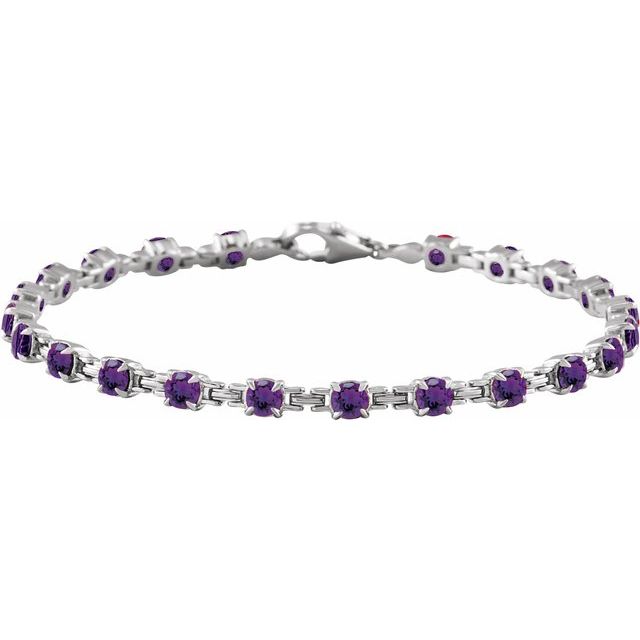 Natural Amethyst | Round | 3.5mm