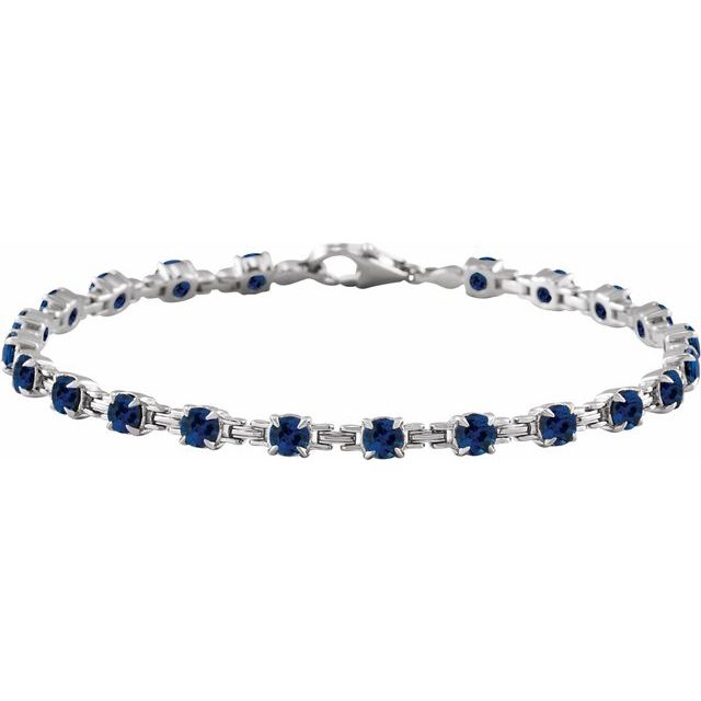 Lab-Grown Blue Sapphire | Round | 3.5mm