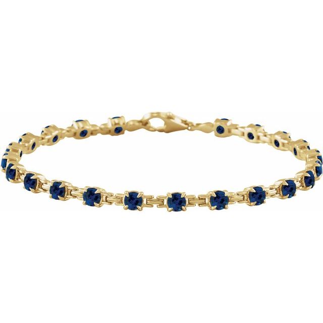 Lab-Grown Blue Sapphire | Round | 3.5mm