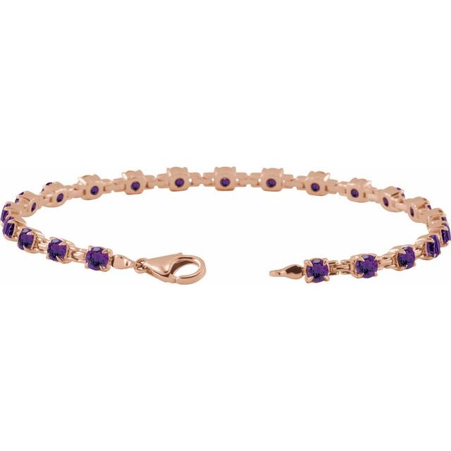 Natural Amethyst | Round | 3.5mm