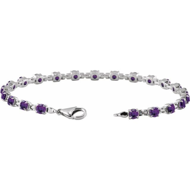 Natural Amethyst | Round | 3.5mm