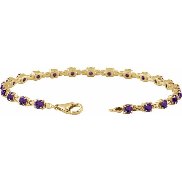 Natural Amethyst | Round | 3.5mm