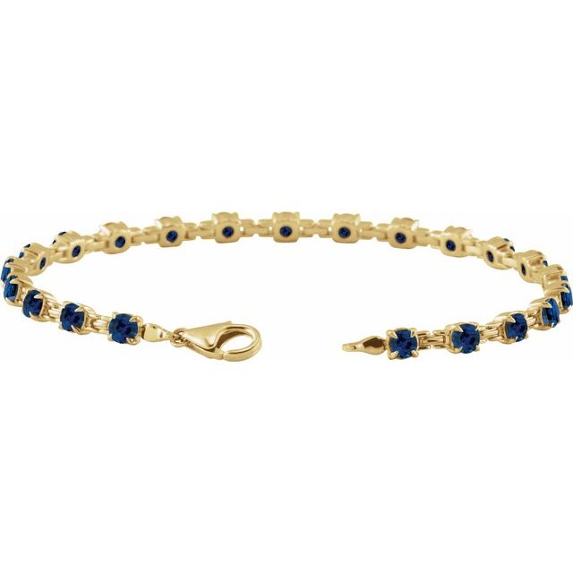 Lab-Grown Blue Sapphire | Round | 3.5mm