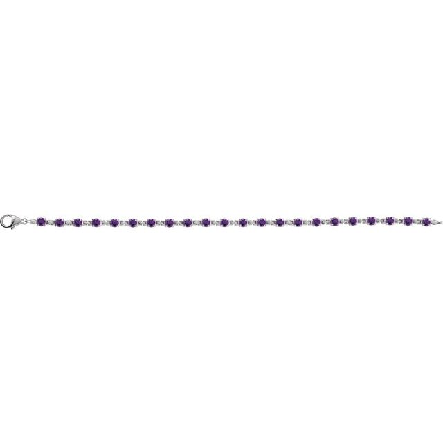 Natural Amethyst | Round | 3.5mm