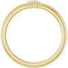 126459 / Ring / Set / 14K Yellow / Natural Diamond / Round / 1.5 Mm / Polished / .04 Ctw Natural Diamond Stackable Cluster Ring