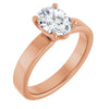 14K Rose | Oval