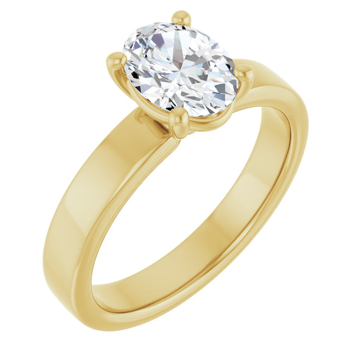 14K Yellow | Oval