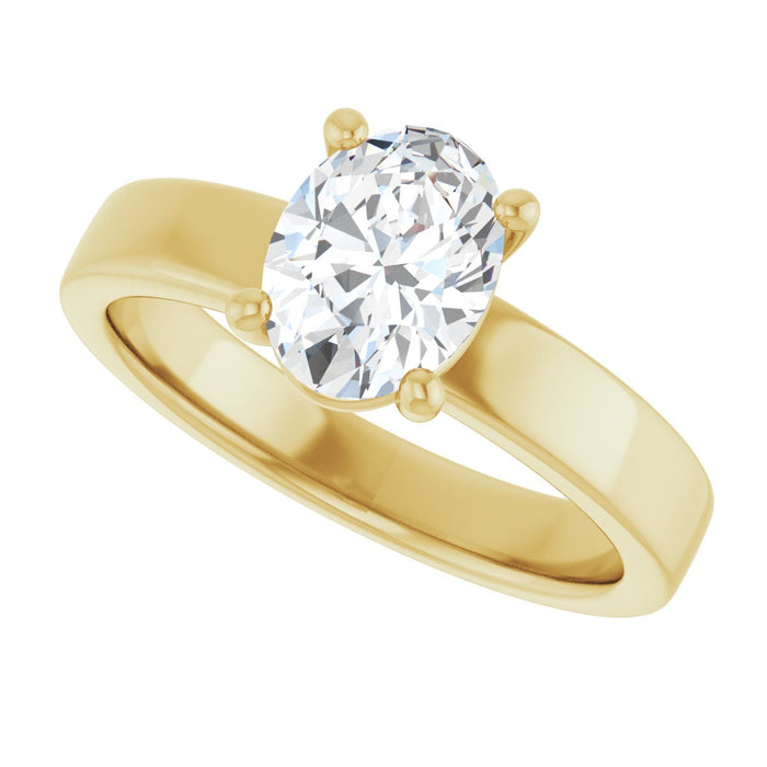 14K Yellow | Oval