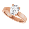 14K Rose | Oval