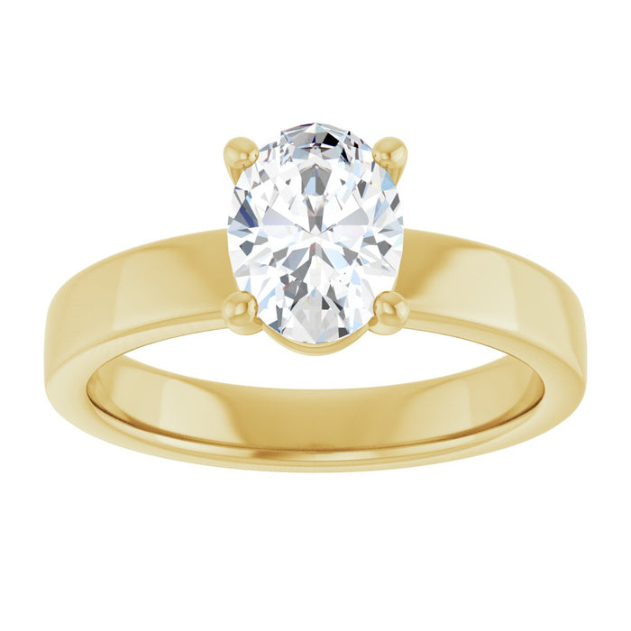 14K Yellow | Oval