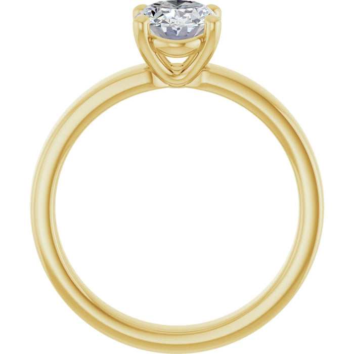 14K Yellow | Oval