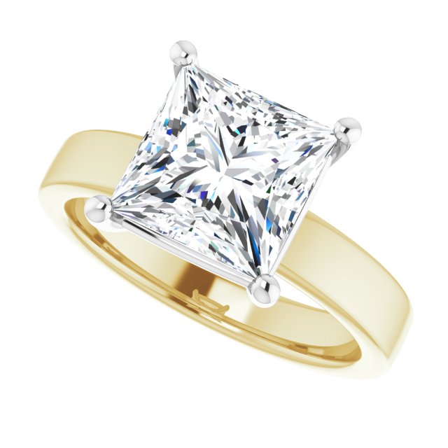 14K Yellow/White | Square