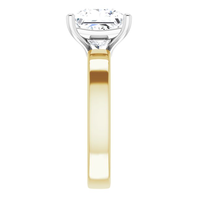 14K Yellow/White | Square