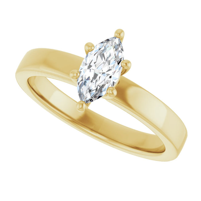 14K Yellow | Marquise