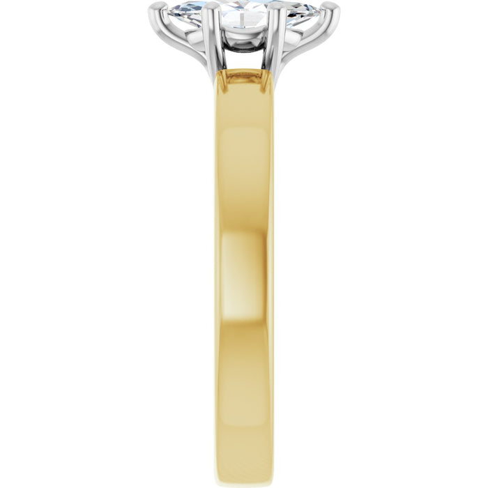 14K Yellow/White | Marquise