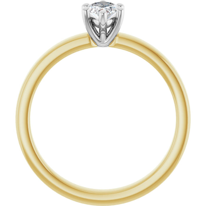 14K Yellow/White | Marquise