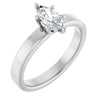 14K White | Marquise