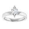14K White | Marquise