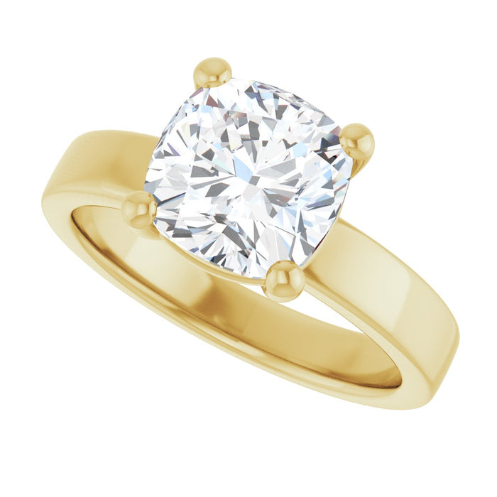 14K Yellow | Cushion
