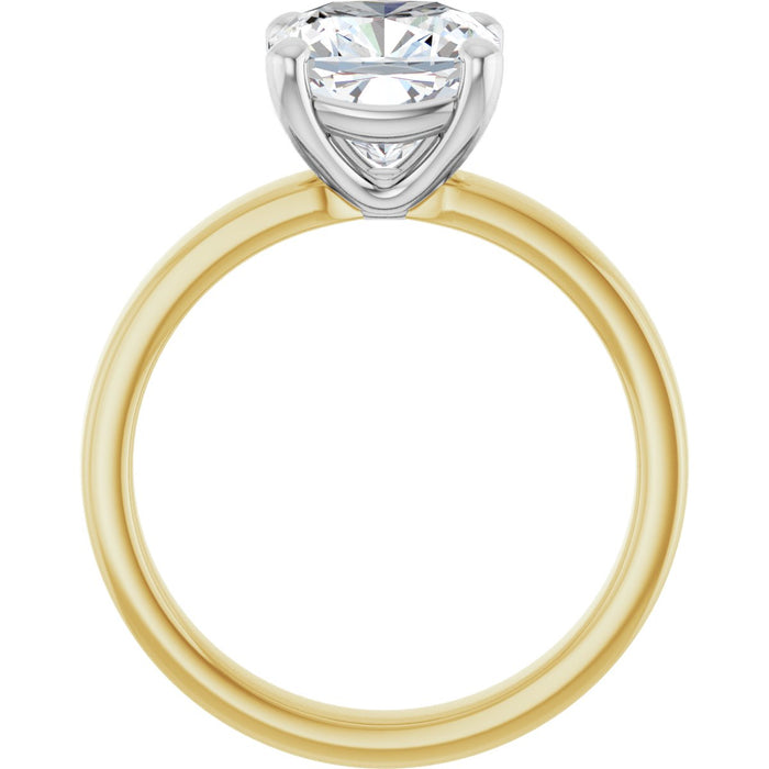 14K Yellow/White | Cushion
