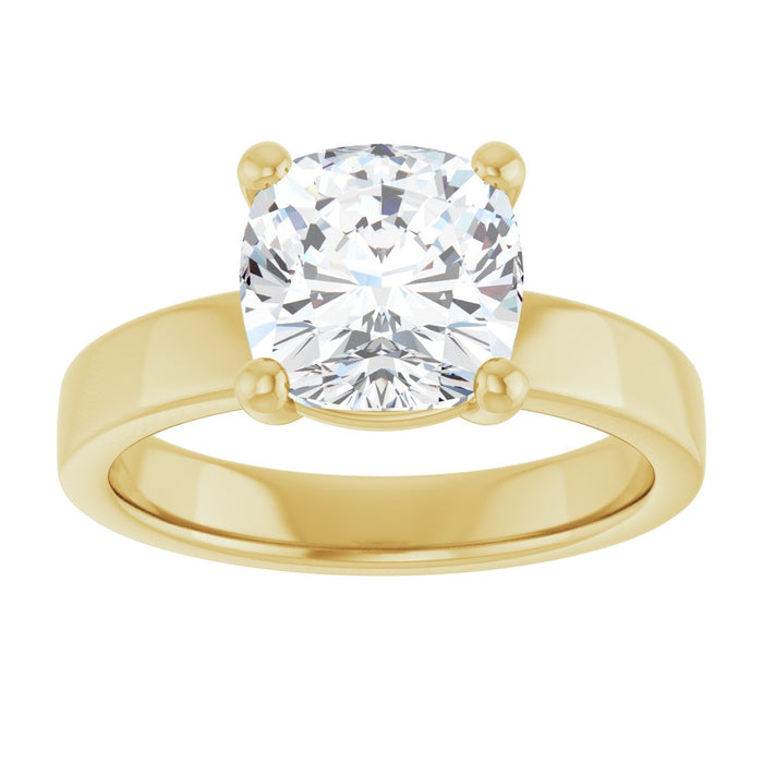 14K Yellow | Cushion
