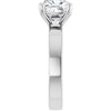 14K White | Cushion