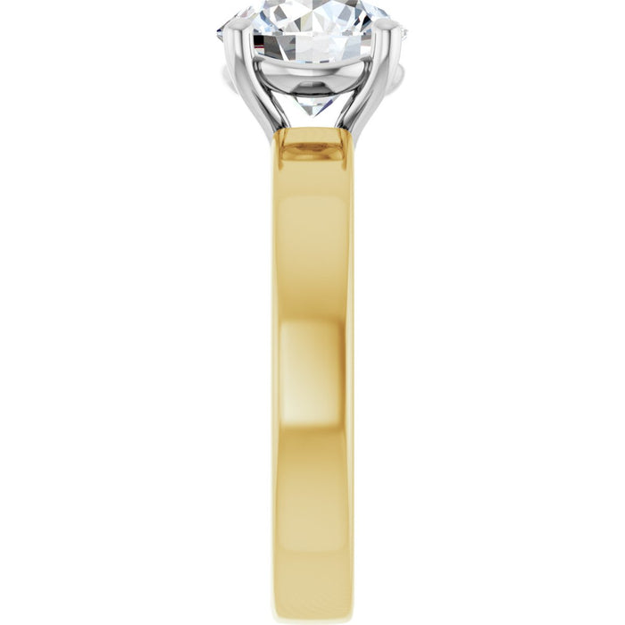 14K Yellow/White | Round