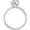 14K White | Round