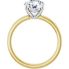 14K Yellow/White | Round