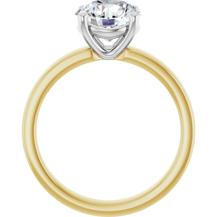 14K Yellow/White | Round