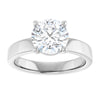 14K White | Round