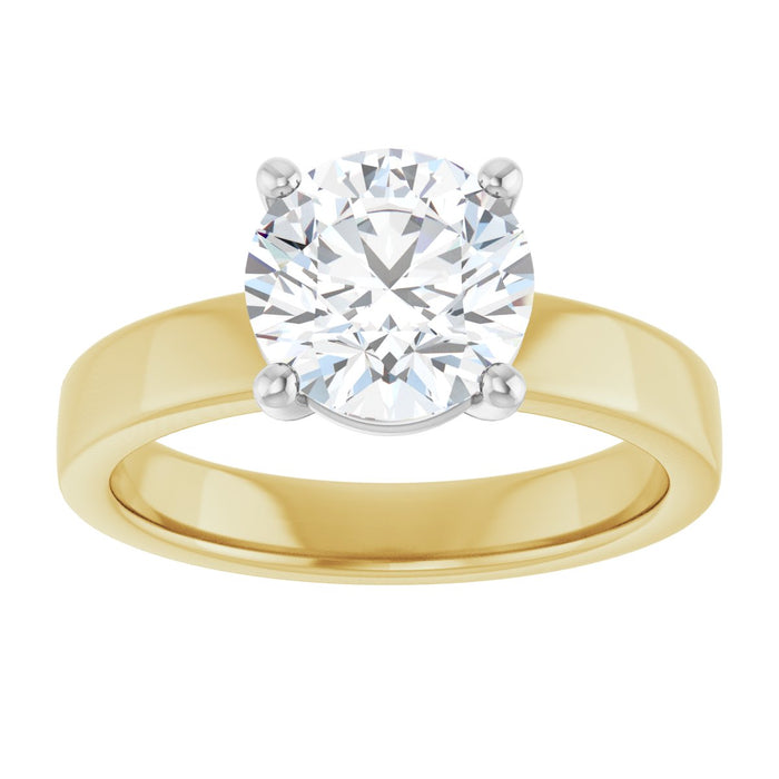 14K Yellow/White | Round