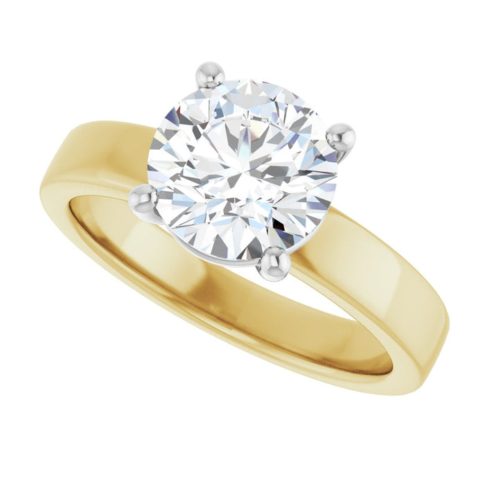 14K Yellow/White | Round